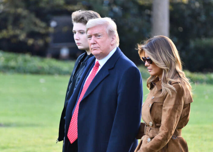 shutterstock_1572261610.jpg featured image Barron, Donald and Melania Trump