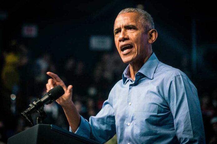 shutterstock_2230017639.jpg featured image Barack Obama speaks at podium.