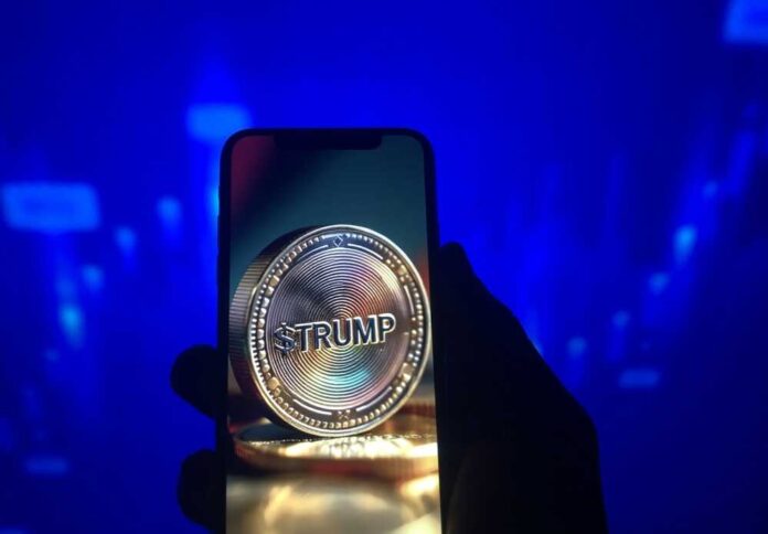 shutterstock_2573355011.jpg featured image Trump meme coin