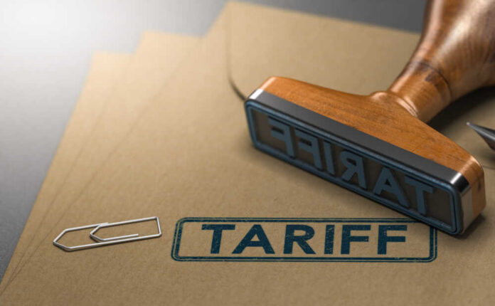 shutterstock_1129996706.jpg featured image Folders with the word tariff stamped