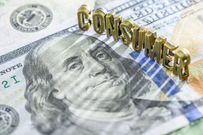 shutterstock_2374623229.jpg featured image Consumer text on US hundred dollar bill