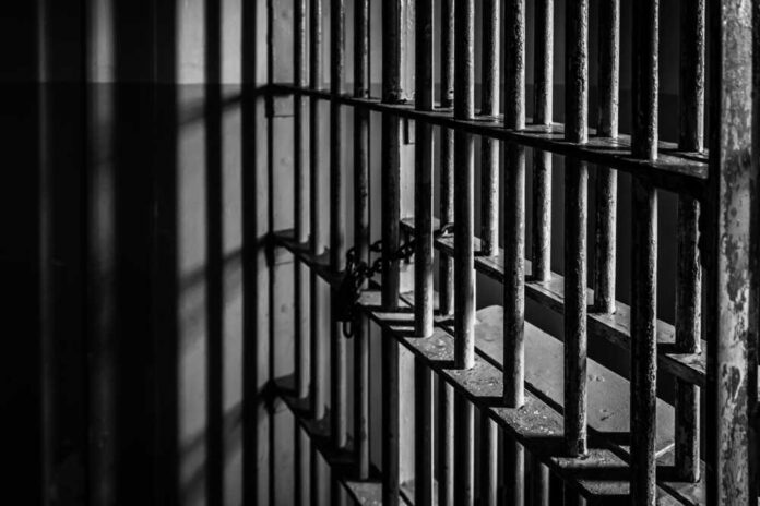 shutterstock_7243457532.jpg featured image Black and white image of prison cell bars.