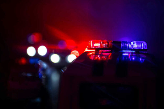 Police Cars On Scene