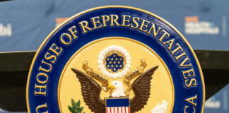 Seal of the U.S. House of Representatives.