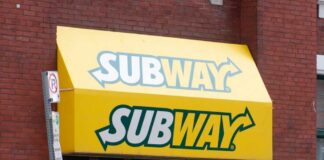 Subway sign