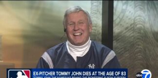 Tommy John, former MLB pitcher and namesake of pioneering surgery, dies at 83