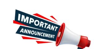 Bad Lettuce Horror Spreads A megaphone with the text 'IMPORTANT ANNOUNCEMENT' in bold letters