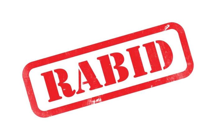 Infection,Infected,Rabbies,Rabies,Dogbite,Rabid,Sticker,Red,Rubber,Stamp