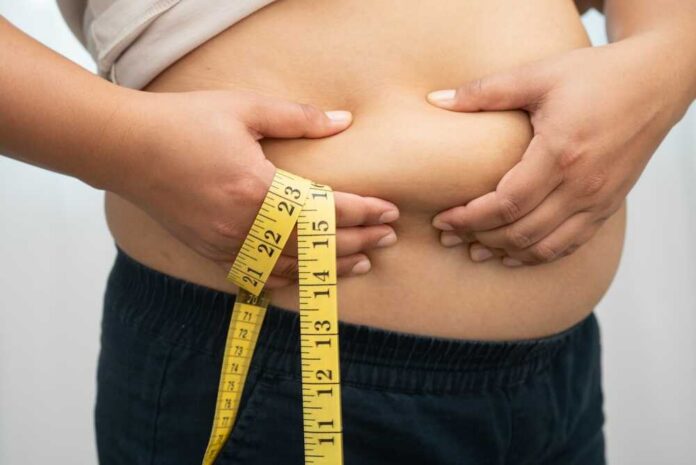 Asian,Woman,With,Fat,Belly,Big,Size,Overweight,And,Obesity