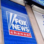 NOW: Fox Poaches White House Firebrand Fox News channel sign on building exterior.
