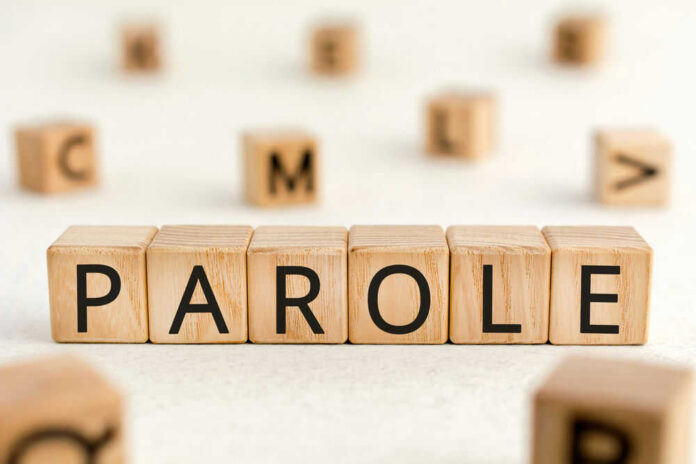 shutterstock_1707547822 Wooden blocks spelling the word parole