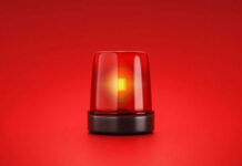 Baby Killed, Videos Hidden – Why? Red emergency light on red background